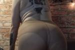 Legs in tights