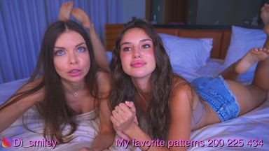 french kiss with my friend Diana