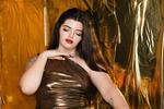 gold dress for christmas