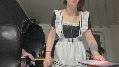 Hot striptease anal masturbation panties in pussy