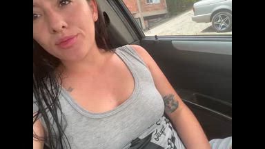 masturbating in the car