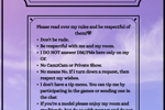 My Room's Rules