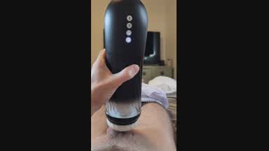 Blowjob machine Orgasm!