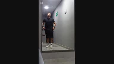 In the gym