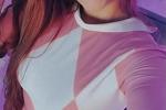 your pink power ranger arrived🩷