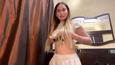 I tease you with my breasts