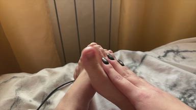 my feet close up
