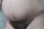 Hairy pregnant pussy