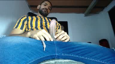 carlo yates independient model — jeraking off with jeans