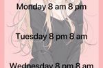 my schedule