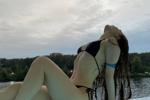 hot photo in pool