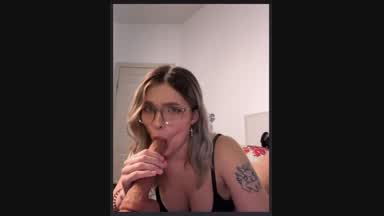very sexy suck dildo