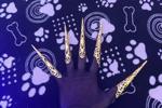 beautiful metal nails