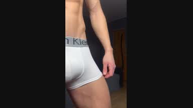 Hmm what could it be there? Cum?