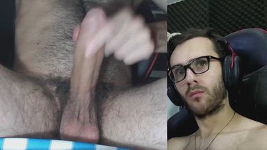 Big cumshot with face