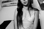 black and white