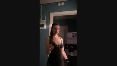 satin nightgown