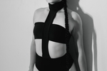 black and white