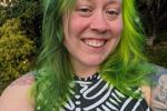 green hair