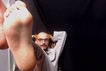 just relax my self u can  sniff my soles