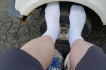 Golf Socks post round sweaty sock