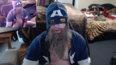 Captain America facial