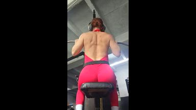 Workin' out so harddd