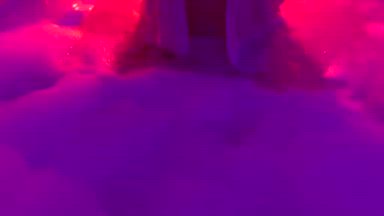 Delicious foam bath in jacuzzi🔥