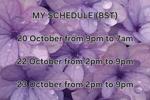julia485262 — my schedule