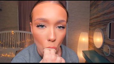 You've definitely never seen a blowjob like this b