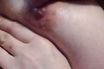 me licking my nipple