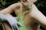 green dress