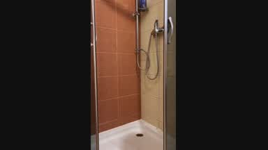 Taking a shower