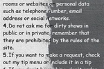 Bae Mady's Rules