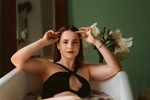 in the bath