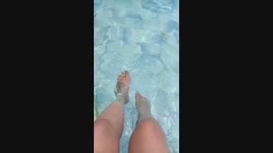 la piscina