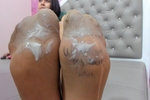 Pantyhose cum