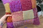 knitted pillow