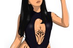 A beautiful drawing made by a good friend and user