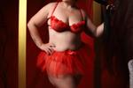 crimson red