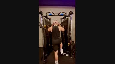 At the gym