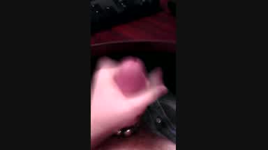 cumming at my office desk