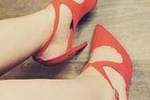 Lady in red..