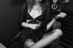 Black and white