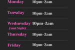 Weekly Schedule
