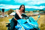 Biker woman!