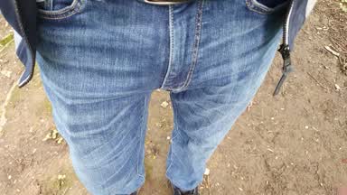 My bulge walking in wood