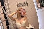 a little photo set in the mirror