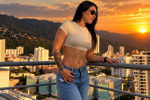 marcela — I love October sunsets! 🌇