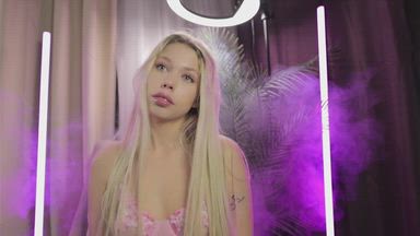I like to dance striptease and suck a dildo.